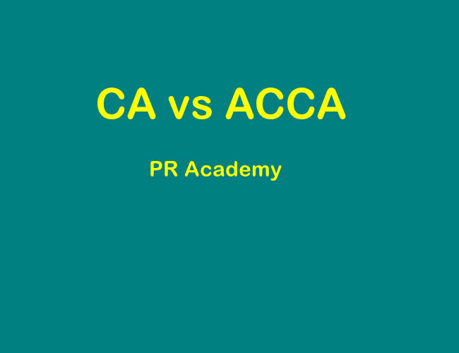 CA VS ACCA; what is difference and which one is best?
