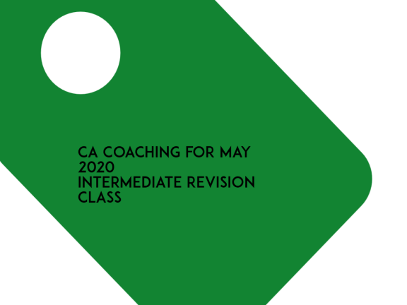 ca intermediate revisionclass 2020
