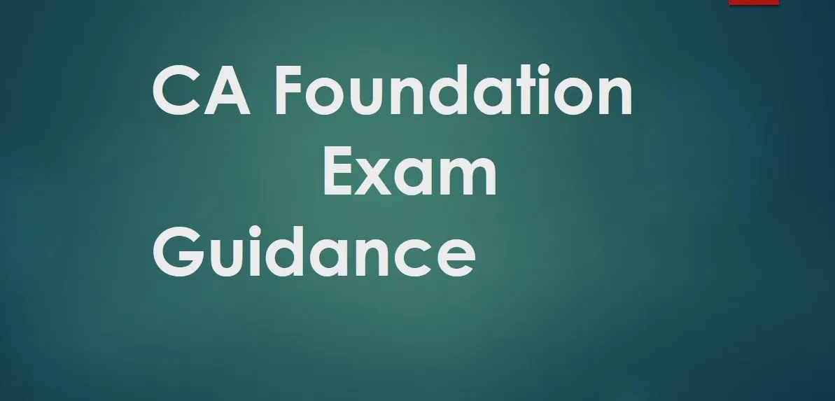 CA Foundation Exam Tips