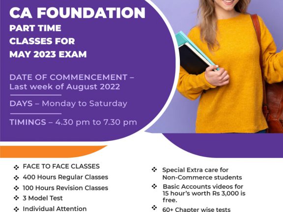 CA Foundation Part Time Classes