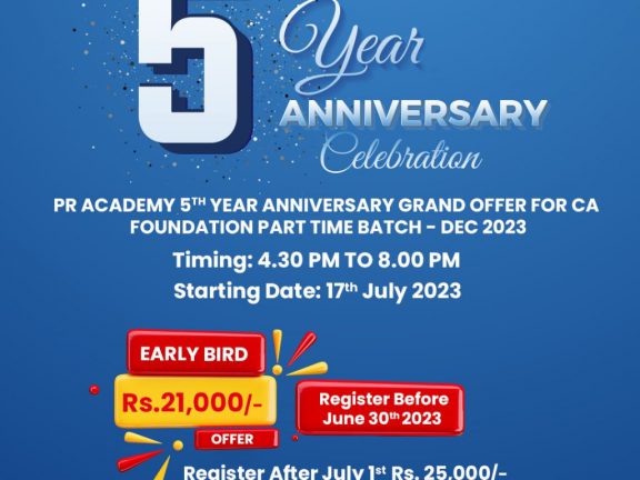 CA Foundation Part Time Batch